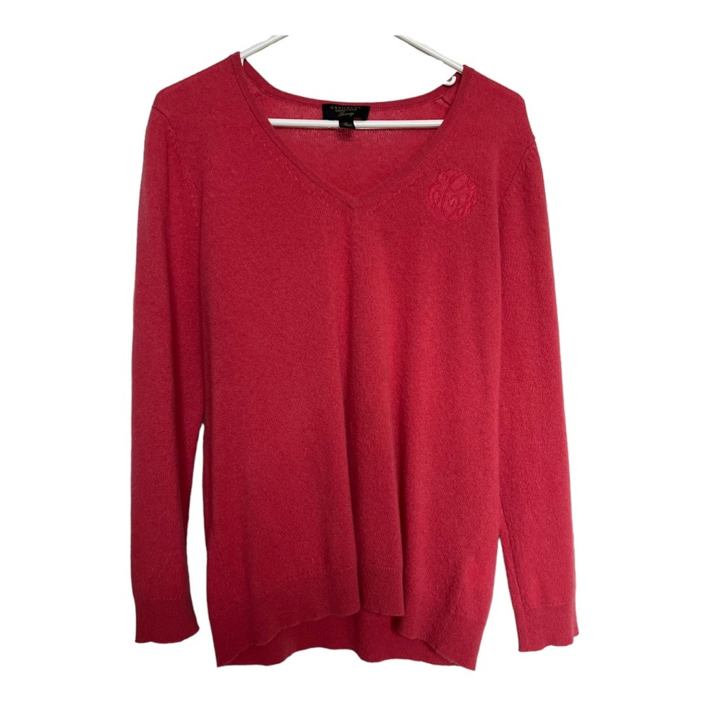 Charter Club Luxury 100% Cashmere Womens XL Watermelon Pink
